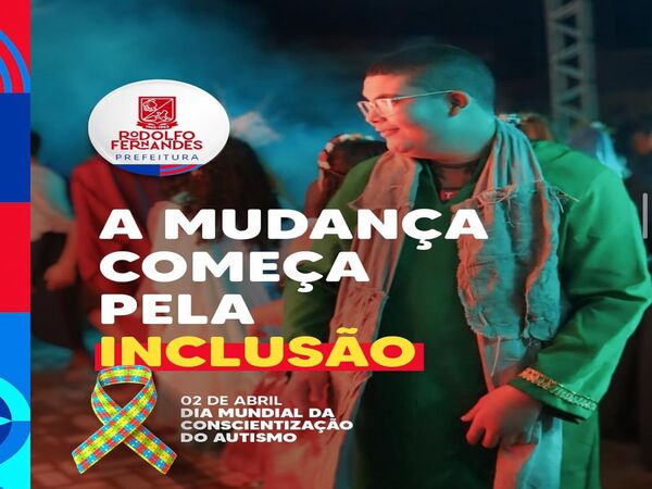 HOJE, 02 DE ABRIL, CELEBRAMOS O DIA MUNDIAL DA CONSCIENTIZAÇÃO DO AUTISMO